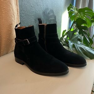 Maison Suede Jodhpur Chelsea Boots